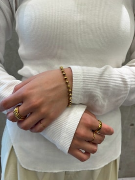 「ブレスレット」｜CENE STOREさん（レディース・157cm）の秋コーディネート