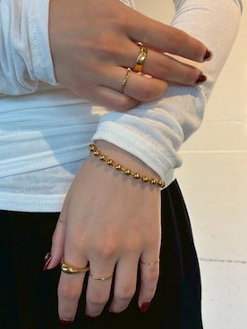 「ブレスレット」｜CENE STOREさん（レディース・157cm）の秋コーディネート