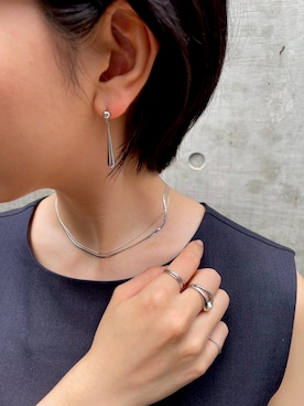 「CENE（セネ）のアイテム」を使った、CENE STOREさん（レディース・157cm）の夏コーディネート