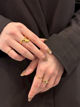 「CENE」｜「アイテム（アクセサリー）」を使った、CENE STOREさん（レディース・157cm）の秋コーディネート