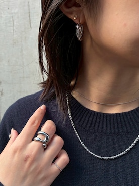 「CENE」｜「アイテム（アクセサリー）」を使った、CENE STOREさん（レディース・157cm）の秋コーディネート