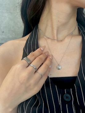 「CENE」｜「アイテム（アクセサリー）」を使った、CENE STOREさん（レディース・157cm）の秋コーディネート