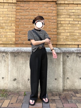 「MEI（メイ）のアイテム」を使った、nnmynさん（レディース・158cm）の夏コーディネート