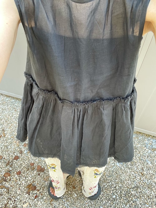 etsu　anuke アンヌーク Sheer Peplum Tops ànuke online store（アンヌーク） / Sheer Peplum TopsSheer