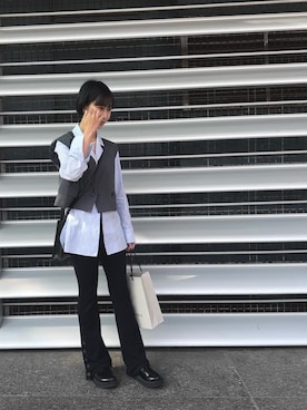 「Ray BEAMS（レイビームス）のアイテム（ジャケット/アウター）」を使った、Hsuanさん（レディース・160cm）の冬コーディネート