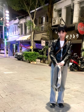 「BLACKUP（ブラックアップ）のアイテム（ジャケット/アウター）」を使った、Hsuanさん（レディース・160cm）の冬コーディネート