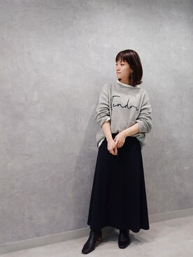 yukaさん（レディース・152cm）の冬コーディネート