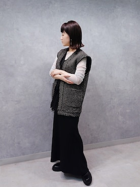 「JOURNAL STANDARD relume（ジャーナルスタンダード　レリューム）のアイテム（その他アウター）」を使った、yukaさん（レディース・152cm）の秋コーディネート