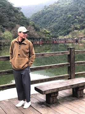 「Taiwan」｜「アイテム（その他アウター）」を使った、JeffCさん（メンズ・180cm）の春コーディネート