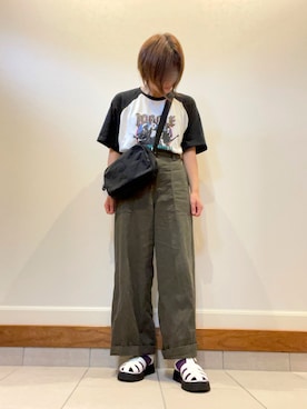 「kipling（キプリング）のアイテム」を使った、aiaiさん（レディース・153cm）の秋コーディネート