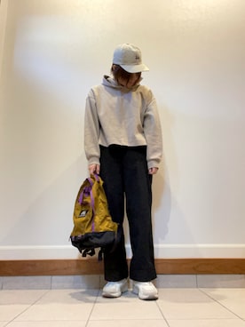「STUSSY（ステューシー）のStock Low Pro Cap（キャップ）」を使った、aiaiさん（レディース・153cm）の秋コーディネート