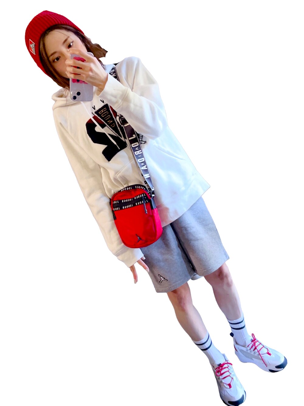 【JORDANコーデ】JORDAN ナイロンパーカー バックパック セット 美品 1669816920.jpg