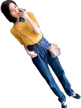 「NINA RICCI（ニナリッチ）のアイテム（ショルダーバッグ）」を使った、みなこむさん（レディース・167cm）の秋コーディネート