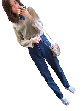 「NINA RICCI（ニナリッチ）のアイテム（ショルダーバッグ）」を使った、みなこむさん（レディース・167cm）の秋コーディネート