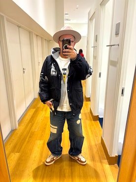 「HUMAN MADE（ヒューマンメード）のアイテム」を使った、kazu☆７３さん（メンズ・173cm）の冬コーディネート