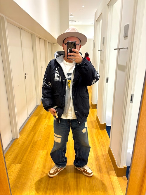 TENDERLOINのノーカラージャケットを使った人気ファッション