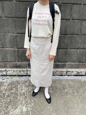 「ごきげんウィーク」｜「アイテム（パンプス）」を使った、yukinoさん（レディース・160cm）の春コーディネート