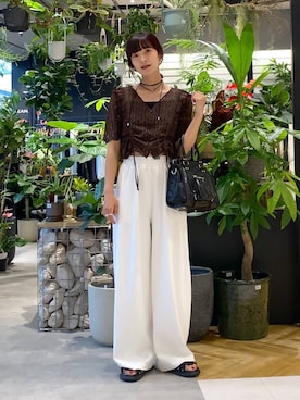 「JEANASIS（ジーナシス）のアイテム」を使った、mami222さん（レディース・164cm）の夏コーディネート