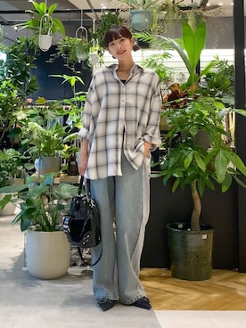 「アイテム（パンプス）」を使った、mami222さん（レディース・164cm）の夏コーディネート