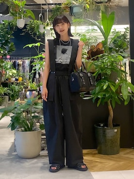 「JEANASIS（ジーナシス）のアイテム（サンダル）」を使った、mami222さん（レディース・164cm）の夏コーディネート