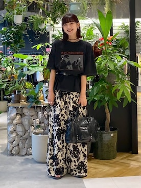 「ベーシック/シンプル」｜「アイテム（アクセサリー）」を使った、mami222さん（レディース・164cm）の夏コーディネート