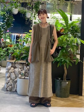 「アイテム（チョーカー）」を使った、mami222さん（レディース・164cm・30代）の夏コーディネート