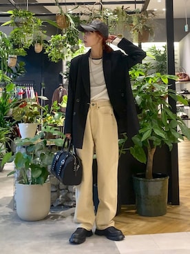 「アイテム（テーラードジャケット）」を使った、mamiさん（レディース・164cm・30代）の秋コーディネート