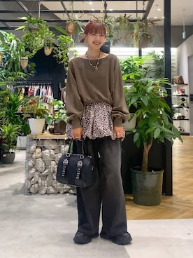 「アイテム（キャミソール）」を使った、mamiさん（レディース・164cm・30代）の秋コーディネート