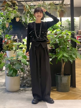 「アイテム（キャミソール）」を使った、mamiさん（レディース・164cm・30代）の秋コーディネート