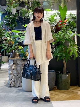 「アイテム（タンクトップ）」を使った、mami222さん（レディース・164cm・30代）の夏コーディネート