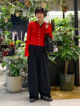 「人気アイテムをチェック！」｜「アイテム（カーディガン/ボレロ）」を使った、mami222さん（レディース・164cm）の秋コーディネート