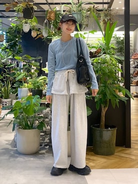 「アイテム（ローファー）」を使った、mami222さん（レディース・164cm・30代）の夏コーディネート