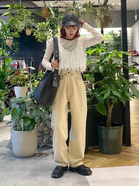 「アイテム（ベスト）」を使った、mamiさん（レディース・164cm・30代）の秋コーディネート