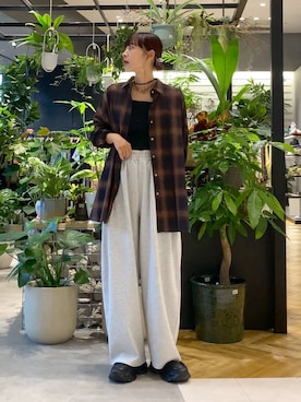 「アイテム（スウェットパンツ）」を使った、mami222さん（レディース・164cm・30代）の夏コーディネート