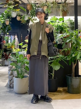 「アイテム（帽子）」を使った、mami222さん（レディース・164cm・30代）の夏コーディネート