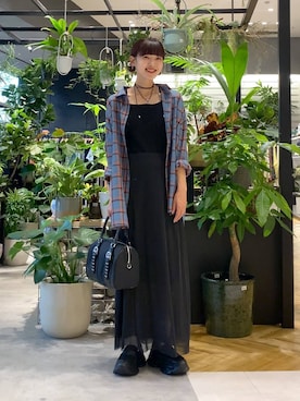 「JEANASIS（ジーナシス）のアイテム」を使った、mami222さん（レディース・164cm）の夏コーディネート