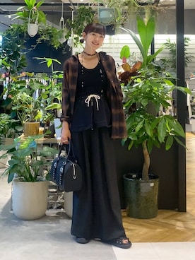 「アイテム（チョーカー）」を使った、mami222さん（レディース・164cm・30代）の夏コーディネート