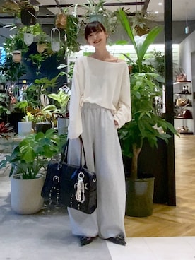 「ママコーデ」｜「アイテム（PC・スマホグッズ/家電）」を使った、mami222さん（レディース・164cm）の夏コーディネート