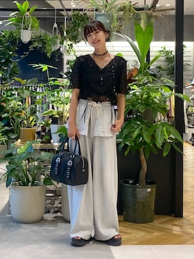 「アイテム（チョーカー）」を使った、mami222さん（レディース・164cm・30代）の夏コーディネート