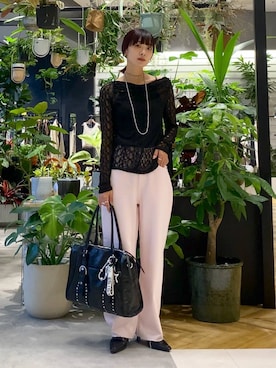 「アイテム（ローファー）」を使った、mami222さん（レディース・164cm・30代）の夏コーディネート