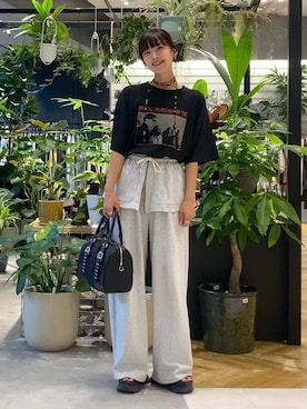 「アイテム（スウェットパンツ）」を使った、mami222さん（レディース・164cm・30代）の夏コーディネート