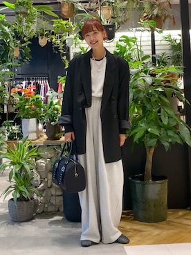 「アイテム（テーラードジャケット）」を使った、mamiさん（レディース・164cm・30代）の秋コーディネート
