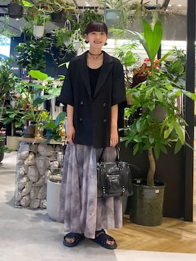 「アイテム（チョーカー）」を使った、mami222さん（レディース・164cm・30代）の夏コーディネート