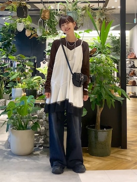 「アイテム（ローファー）」を使った、mami222さん（レディース・164cm・30代）の夏コーディネート