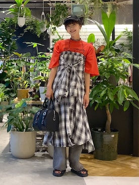 「アイテム（チョーカー）」を使った、mami222さん（レディース・164cm・30代）の夏コーディネート