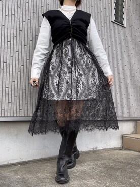 「Ameri（アメリ）のアイテム」を使った、Yukiさん（レディース・161cm）の秋コーディネート