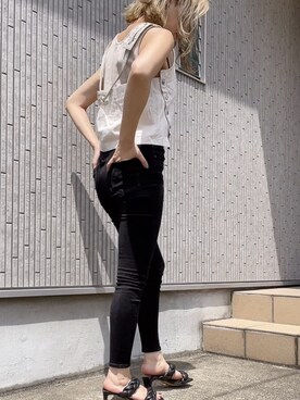 「Ameri（アメリ）のアイテム」を使った、Yukiさん（レディース・161cm）の夏コーディネート