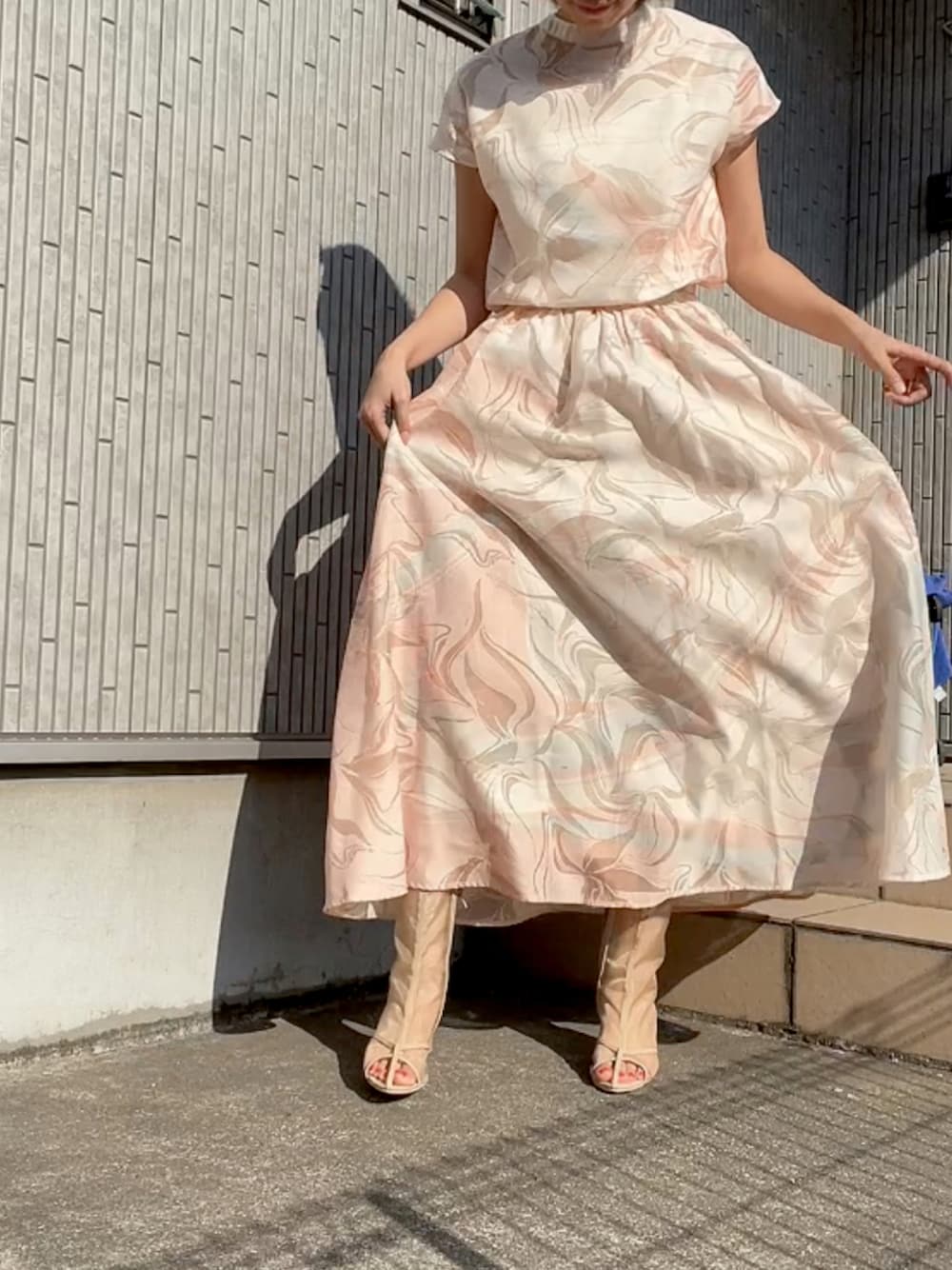 Ameri（アメリ）の「MEDI MANON SET UP DRESS（ワンピース）」 - WEAR