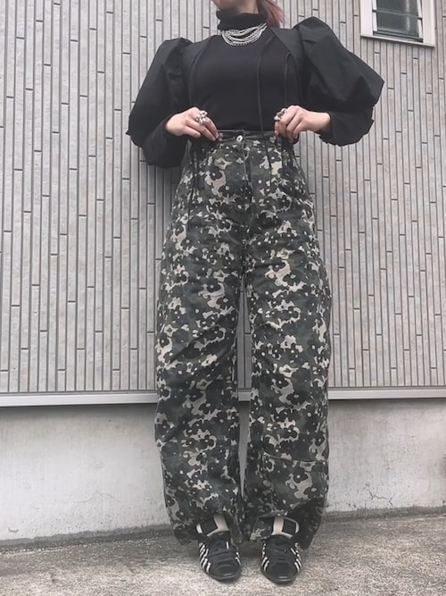 美品 Maison Special カモフラパンツ 2025SS Flower Camouflage Curve Pants/フラワーカモフラージュカーブ
