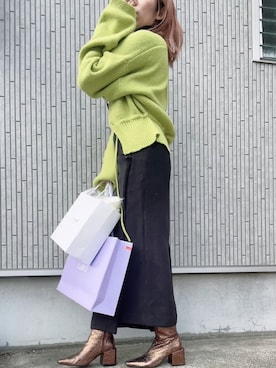 Yukiさん（レディース・161cm）の冬コーディネート